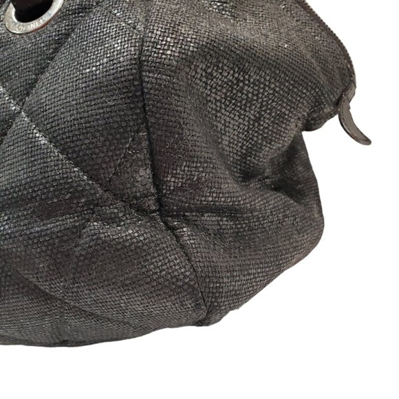 Chanel Paris Biarritz Bowler Bag Coated Canvas Entrupy Authenticated - Picture 4 of 12